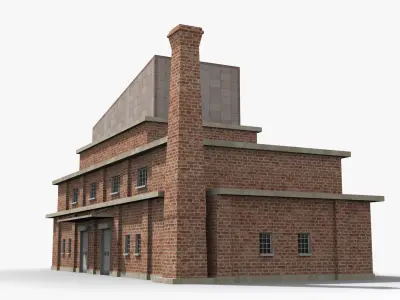 Factory xx24 Low-poly 3D model