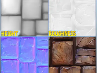 Stylized Wood Seamless Texture Texture