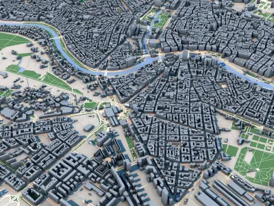 Vienna City Austria 3D model