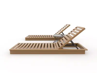 Sun Lounger 11 3D model