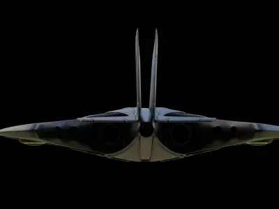  Alien spaceship 3D model