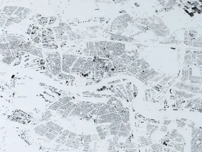 Rotterdam Streets and Buildings 3D model