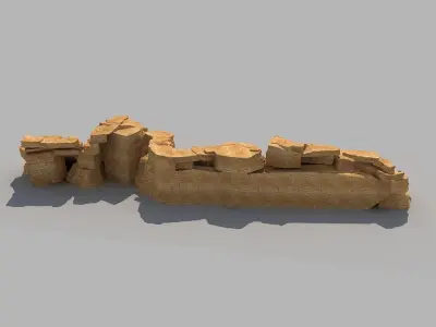 Desert Rock 3D model