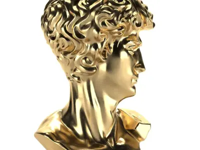 Roman statue 3D model