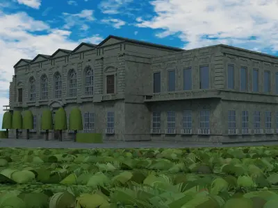 Building - Manor 3D model