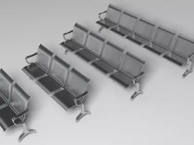 Waiting Chair 3D model