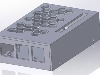 Raspberry pi 5 case light and nice 3D print model