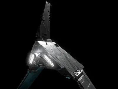 Star wars Shuttle - Krennic Rogue One 3D model