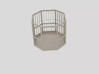 Fantasy Dungeon Iron Cage for 3D print 3D model