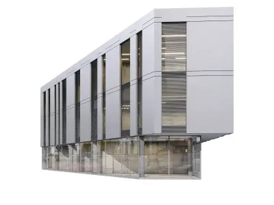 Office building Biurowiec v2 with BLENDER file 3D model