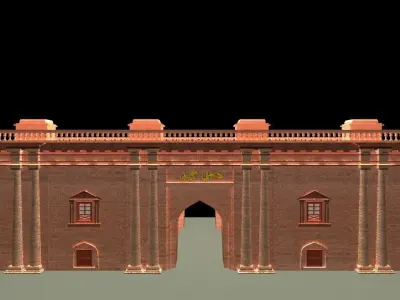 Delhi Gate Lahore  3D model