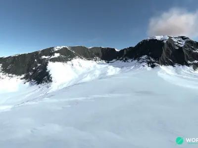 Snow Mountain 03 3D model