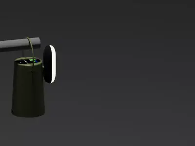 Modern Camping Lantern Game  Archviz Reafy 3D model