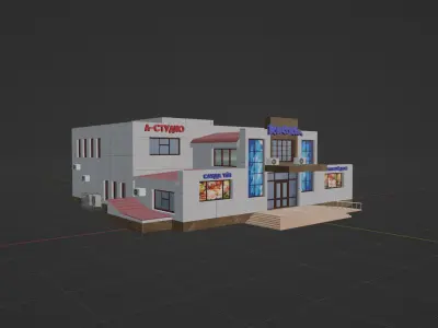  City Mall post-USSR Kazakhstan 3D model
