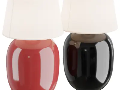 Torso Table Lamp 3D model