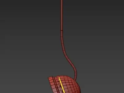 insider gold pendant light 3D model