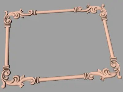 3D carved model furniture 3D design used for artcam aspire E789 3D model