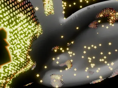 Sci Fi Particle Reveal Effect  3D model