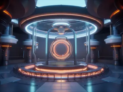 UE5 Virtual Lab 3D model