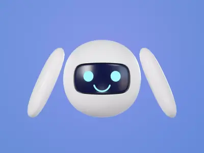 Auto bot series No1 Minimal stylized Low-poly 3D model