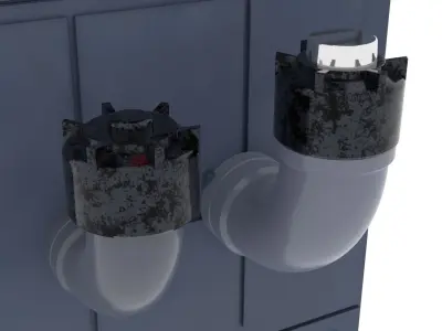 Death Star Wall Panel - B2 - 1-6 scale Hottoys  3D print model