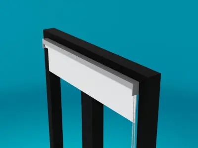 Roller Blinds Free 3D model