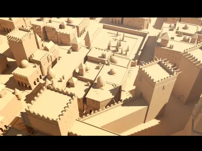 Historical Castle- 3d Model 3D model