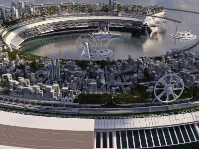 Future City 2020 3D model purchase