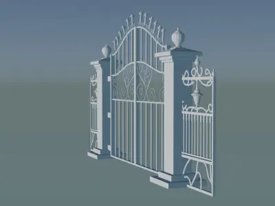 Gateway Exterior Gate 3D print model buy