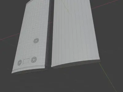 SOS info box Low-poly 3D model