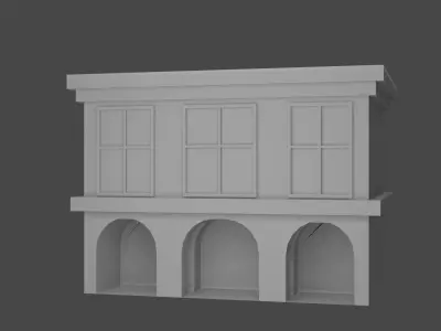 Generic Building  3D model purchase