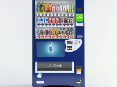 Vending Machine 30 Button 3D model
