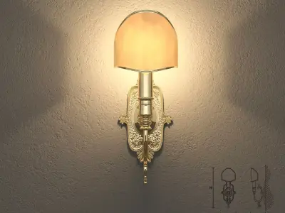 Masiero VE1075 A1 wall lamp 3D model