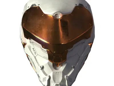 Si-Fi Helmet 3D model