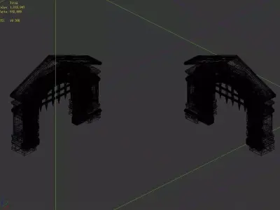The Palace - Shimen 01 3D model