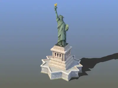 Statue of Liberty USA 3D model