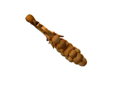  3D Grape Cluster CNC Ornament 3D model