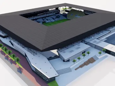 Lower com Field - Columbus Crew - USA 3D model 3D model