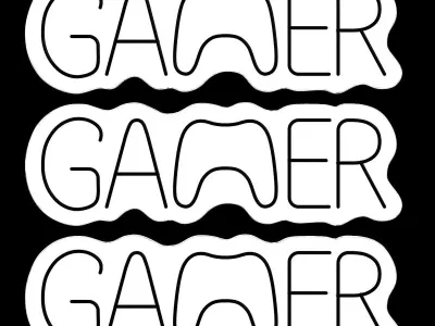 Gamer Neon Sign 3D model