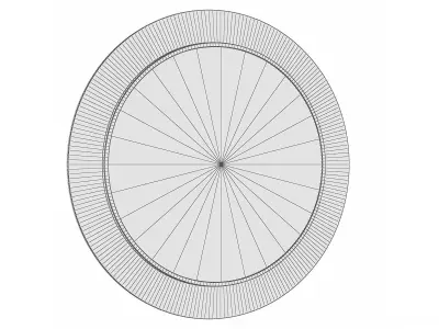 Mirror in a metal frame GZ-M1040 3D model