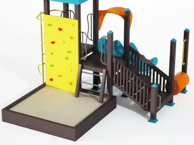 playground slide 3D model