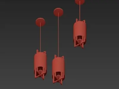 Tech Lighting Pendants 2 3D model purchase