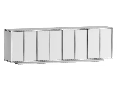 BACKDROP Wooden sideboard with doors By Bonaldo 3D model