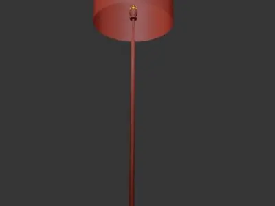 floor lamp Low-poly 3D model