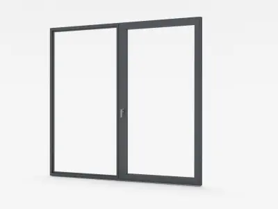 Balcony Door and Windows 03 3D model