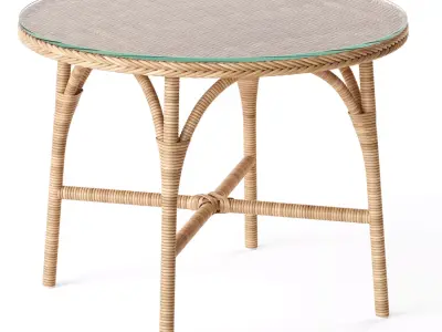 Charlot Chair and Victoria Table 3D model