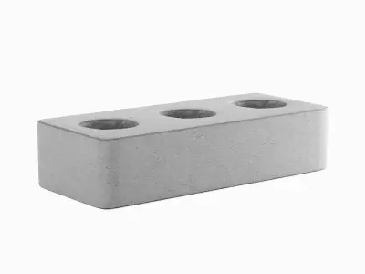 Concrete Brick B 04 Low-poly 3D model