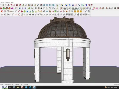 Gazebo 3d model  3D model