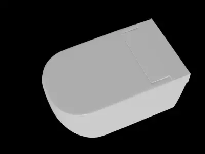 Moder Wall Hung Toilet   3D model