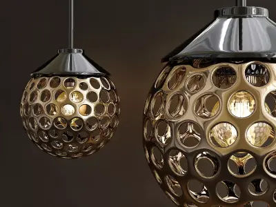 Pendant lamp 3D model 19